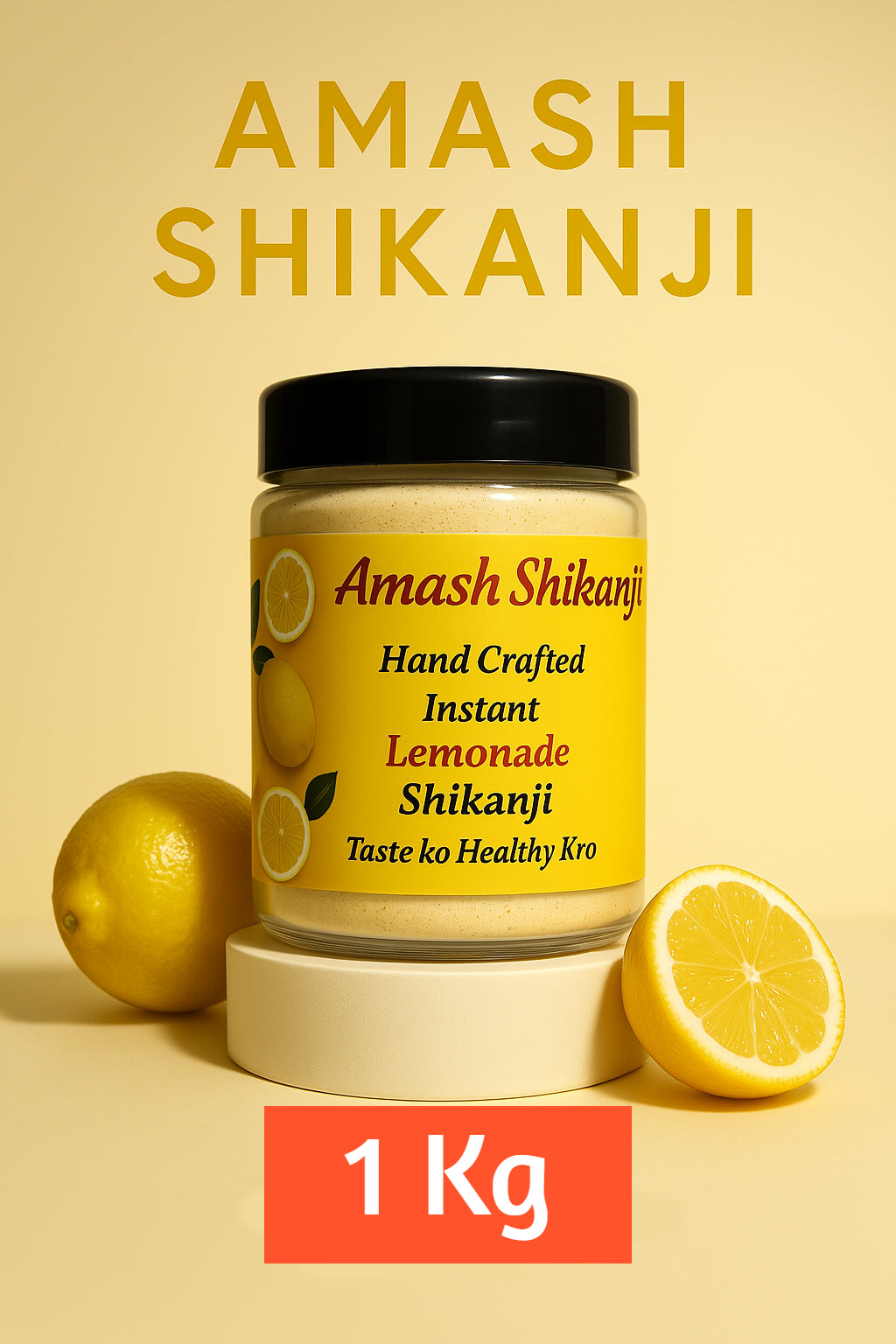 Amash Shikanji Lemonade 1kg { Make 80 glasses }