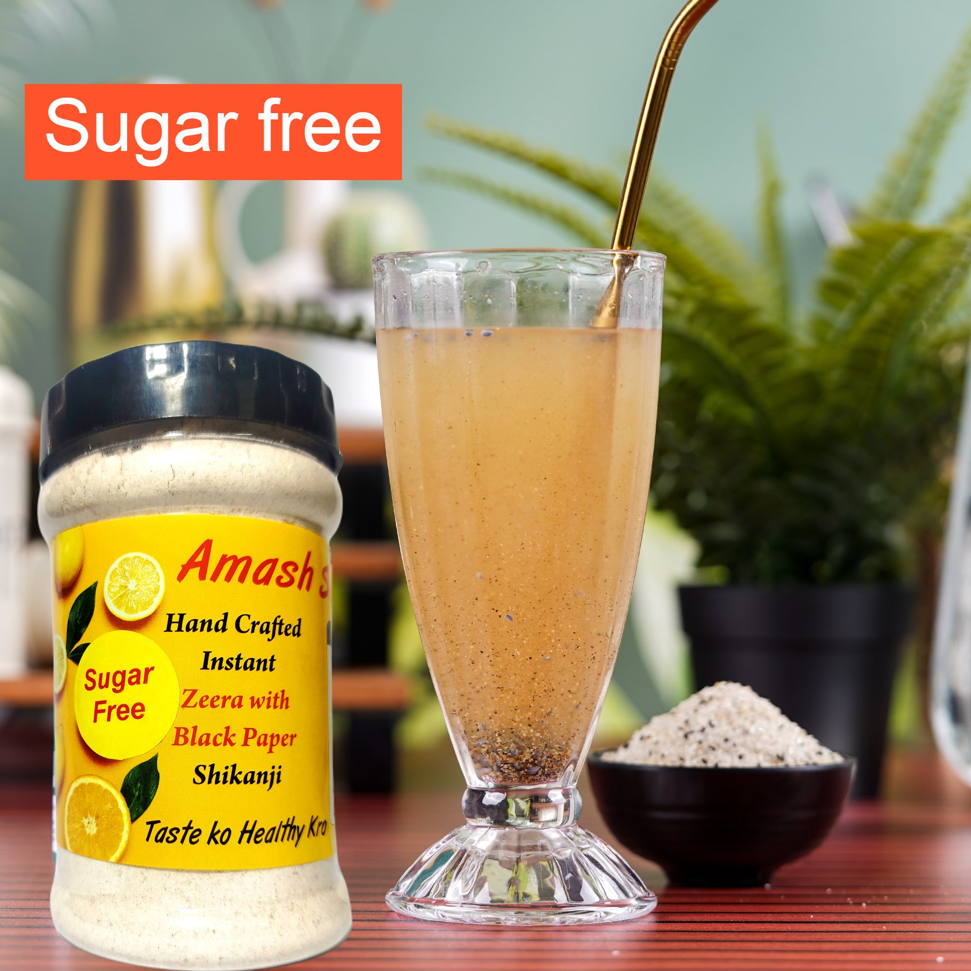 Amash Shikanji Zeera with black pepper 300g |Sugar Free [make 20 glass ...