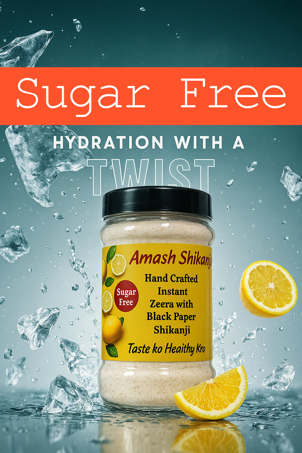 Zeera with black pepper Shikanji |Sugar Free